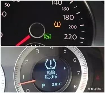 帝豪胎压警告灯亮怎么消除,胎压低警告灯亮了又灭了