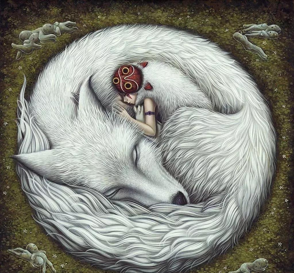 全球50位艺术家致敬宫崎骏作品