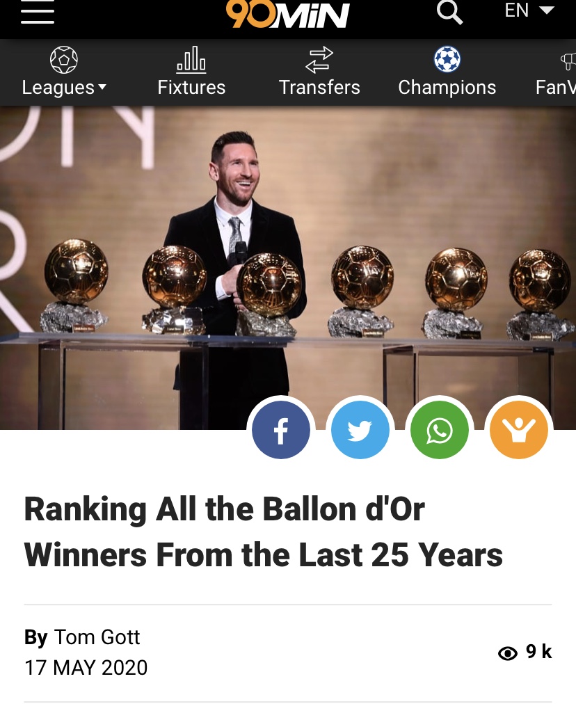 2023金球奖梅西评价,媒体评价梅西夺冠历史地位