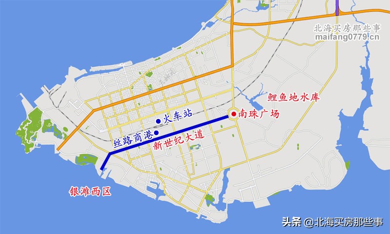 配套堪称全市之最新世纪大道渐露银海区第一大道风采