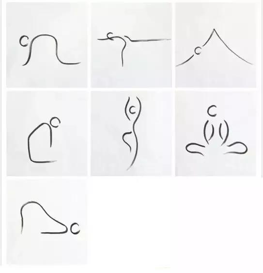 瑜伽开髋排课60分钟体式小人图,瑜伽坐姿热身小人图