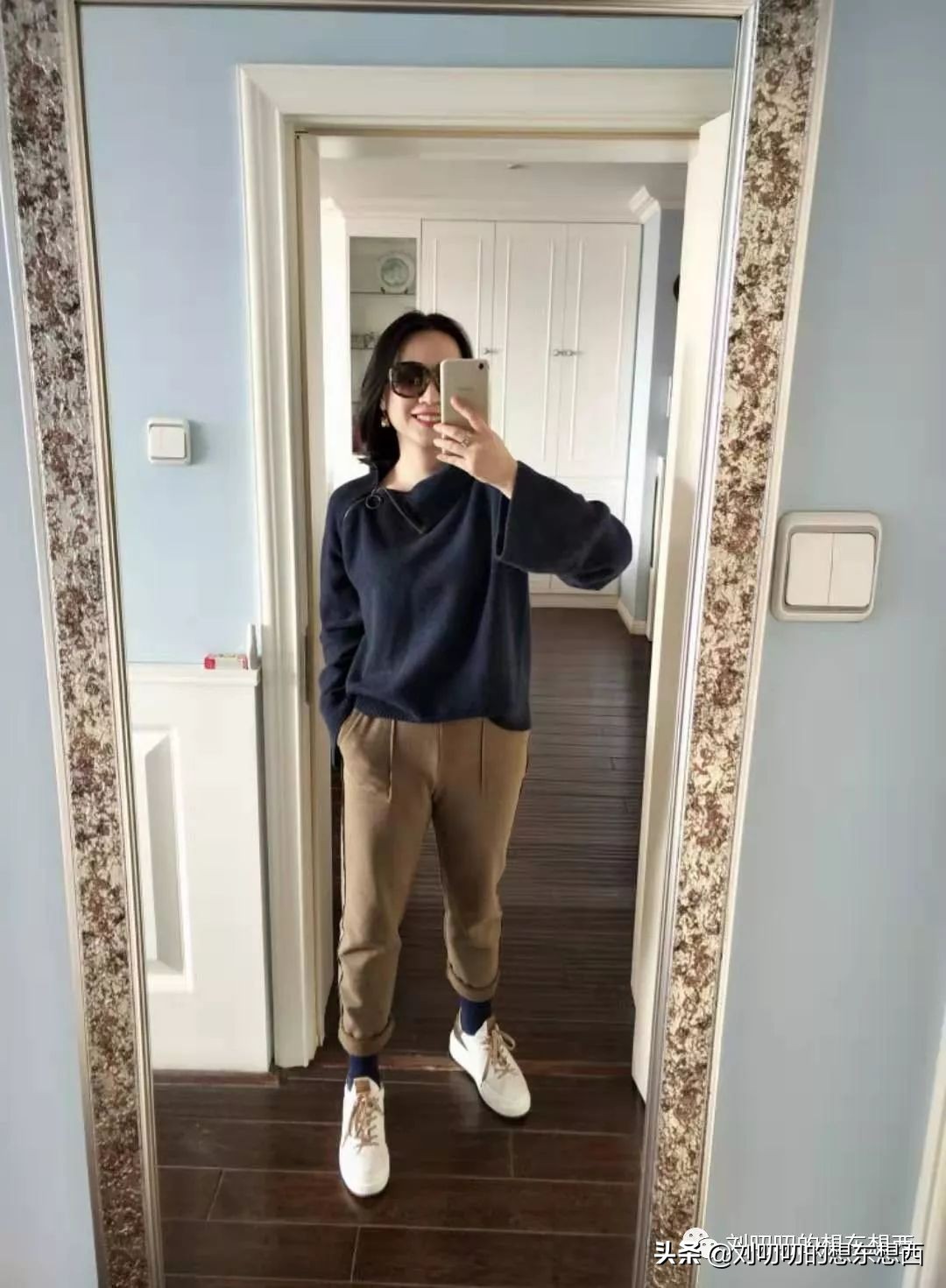 羊绒衫穿搭技巧秋冬,休闲装搭配冬款