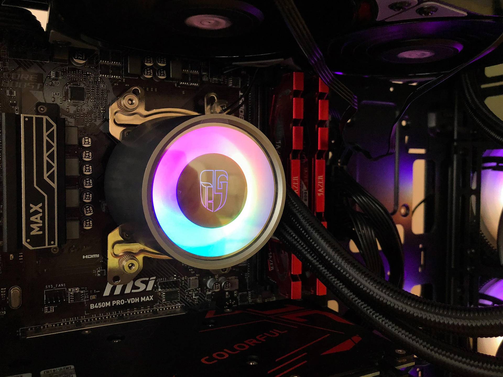 水冷散热器比风冷散热器贵多少,九州风神堡垒240v2cpu水冷散热器