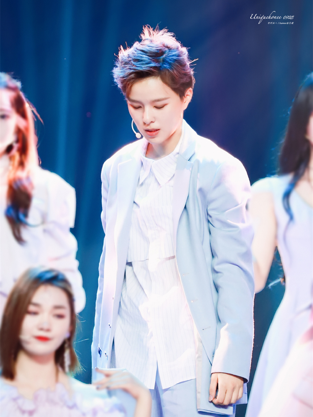 sunnee绑头发超帅,sunnee发型