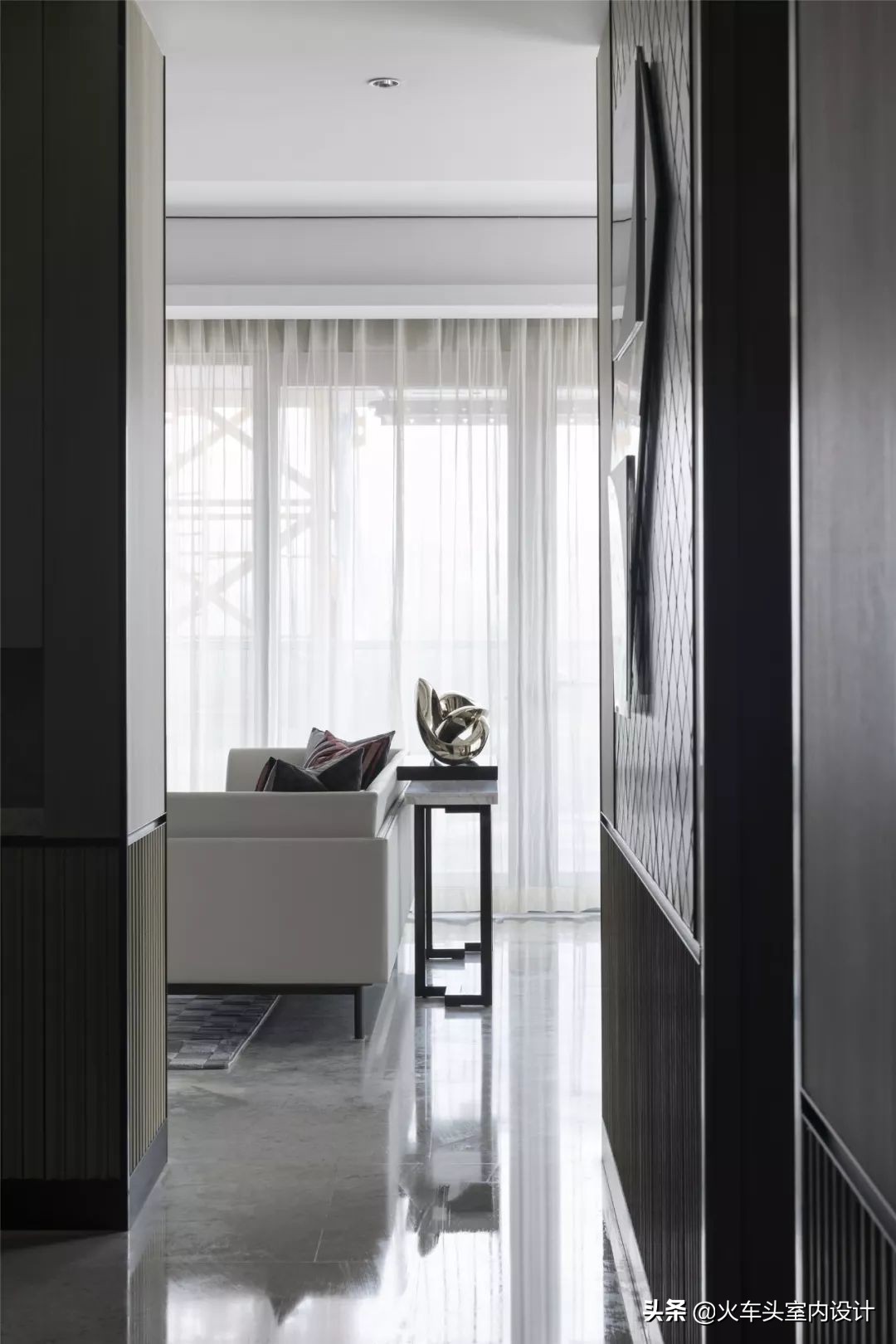 意式顶级轻奢风样板房,意式轻奢样板间