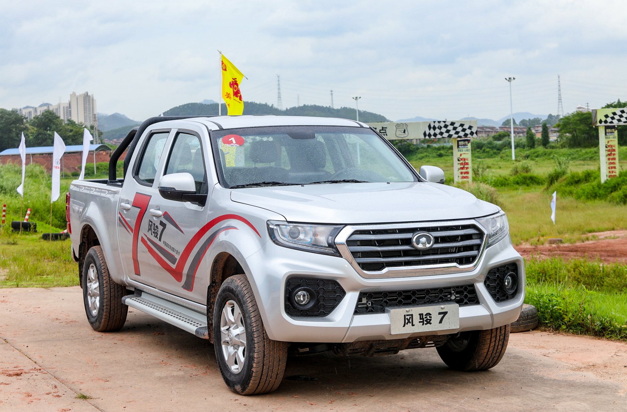 风骏7越野场地视频,越野柴油版试驾