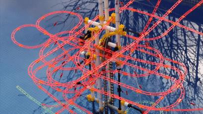 十个弹珠的100种玩法,弹珠积木城堡