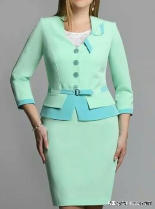 布艺背心套裙,妈妈装40-50岁洋气时髦新款套裙