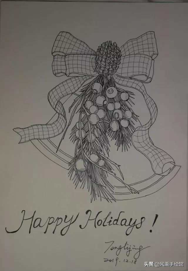 圣诞贺卡手工创意,圣诞节贺卡美术作品