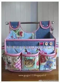 布艺收纳整理包,布艺收纳包制作教程