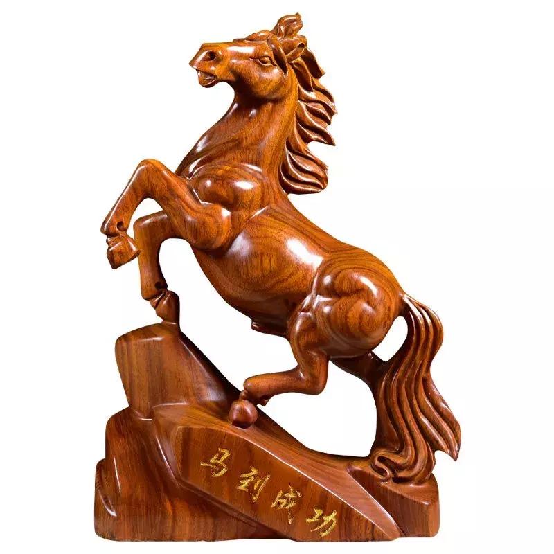 红木家里摆件装饰,红木民俗摆件