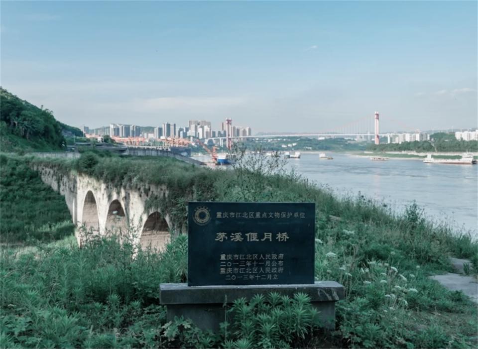 茅溪偃月桥80年代照片,重庆小众风景照