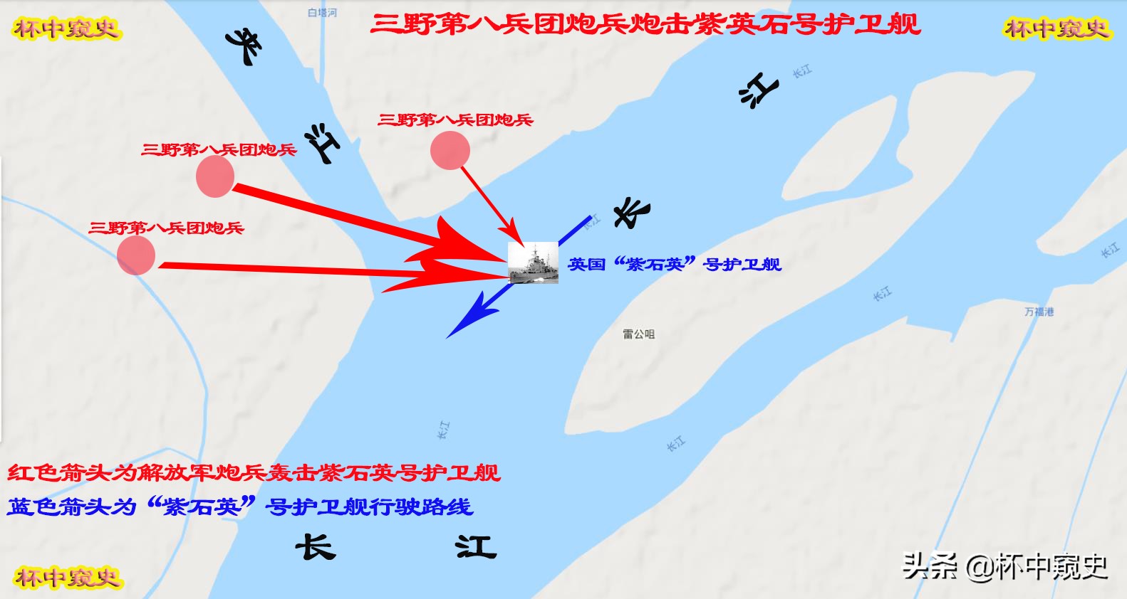 震惊世界的中英长江炮战,中英长江炮战档案解密