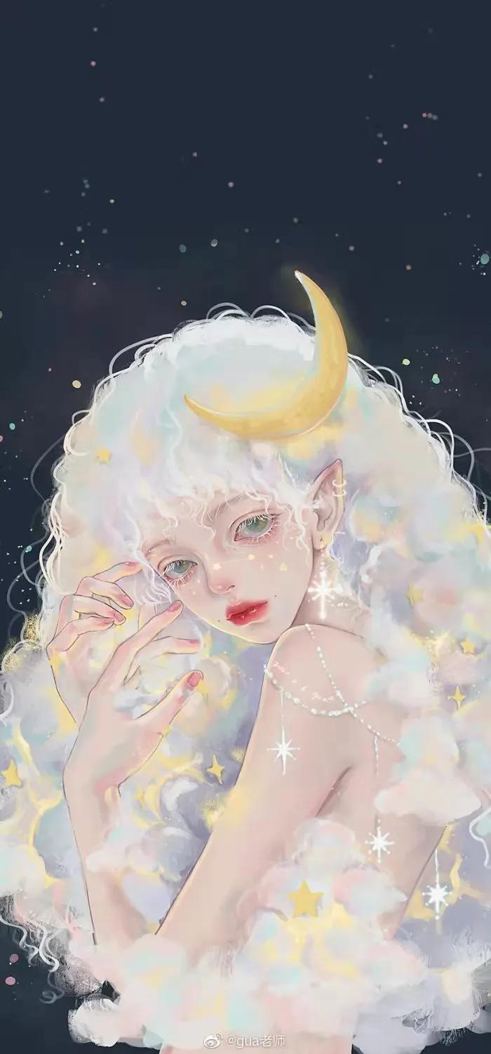 唯美十二星座手绘头像,十二星座的壁纸头像