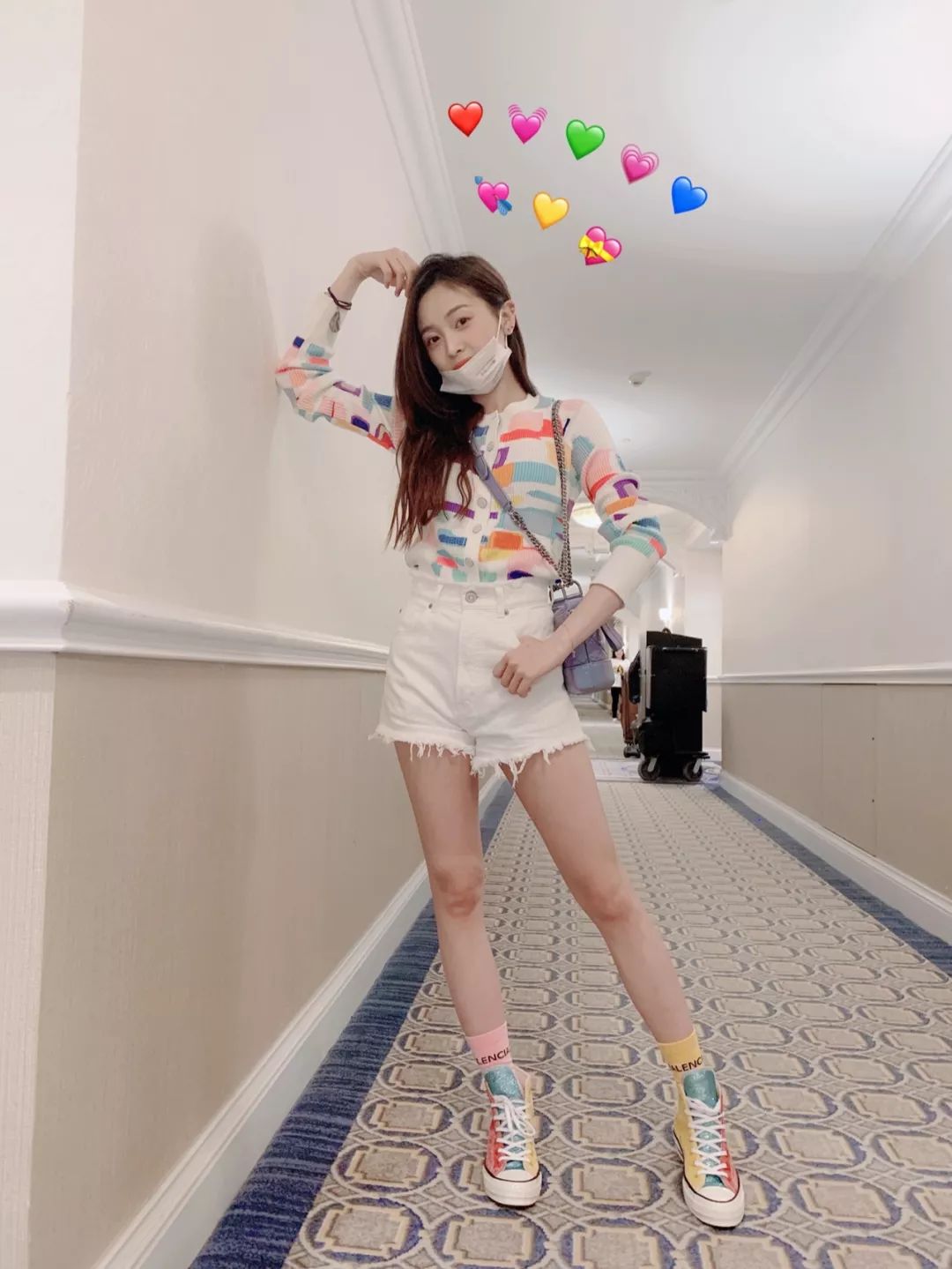 杨幂的经典穿法你学会了吗,杨幂袜子穿搭