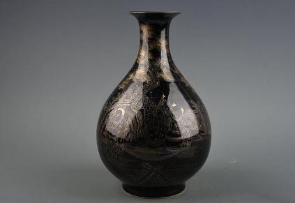 最高的黑釉陶瓷图片,黑釉瓷建盏文化