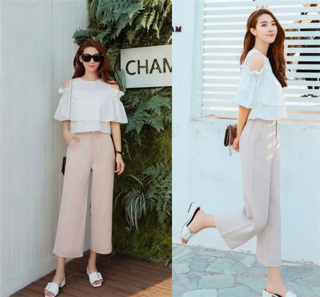 七分裤时髦但必须会搭配，这么穿低调不失时尚，好看好看