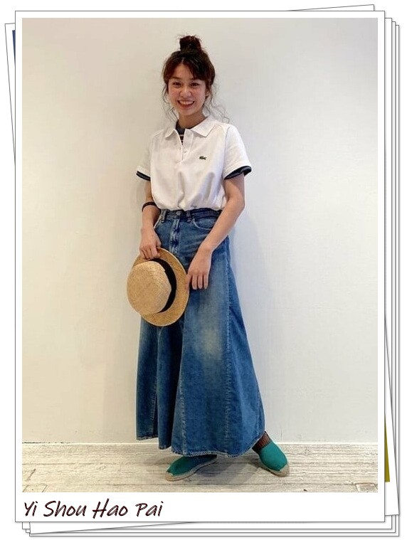 夏季运动服套装女新款休闲polo衫,女士穿polo衫怎么搭配