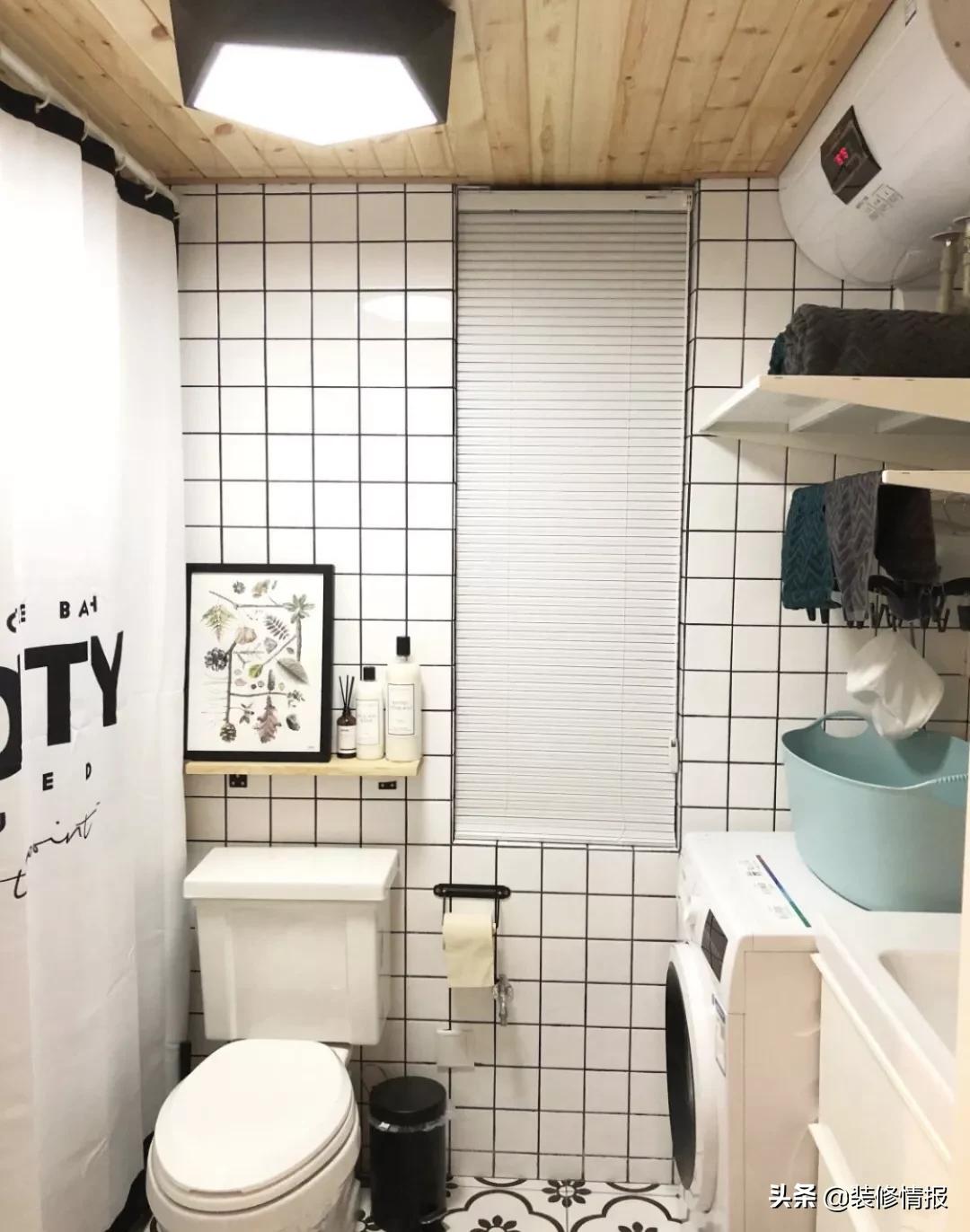 小户型卫生间平面布局最佳效果图,正方小户型卫生间设计布局