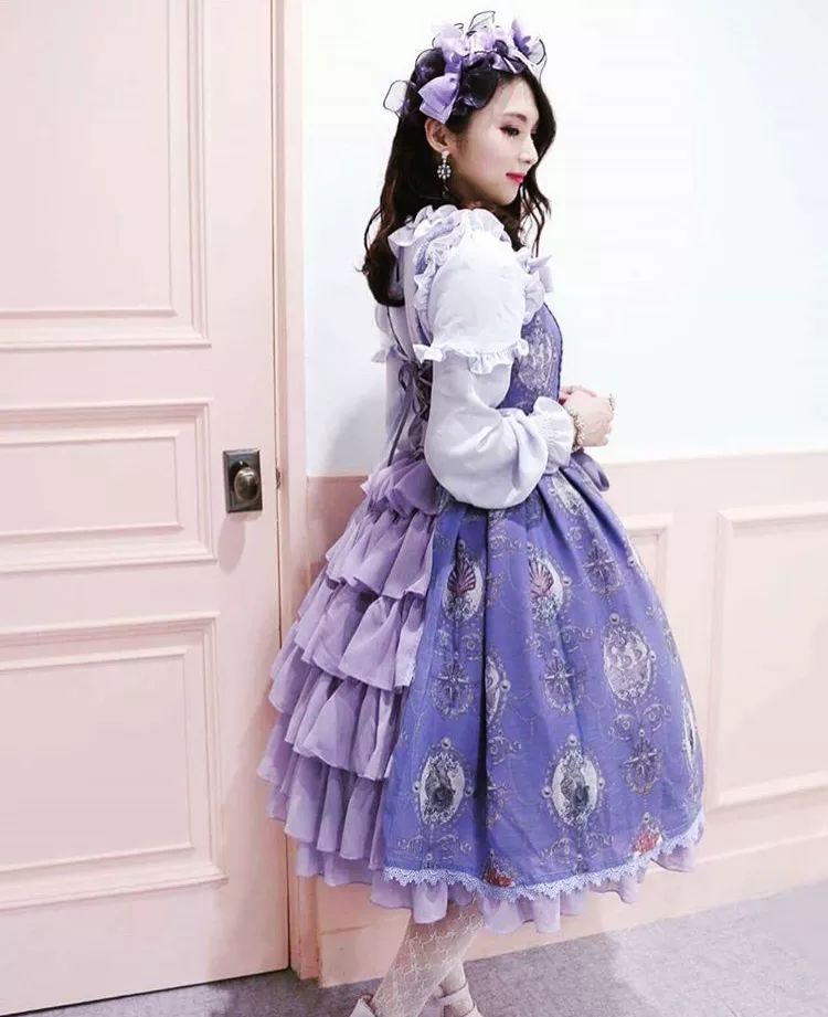 甜美系洛丽塔洋装图片,夏季黑色洛丽塔洋装