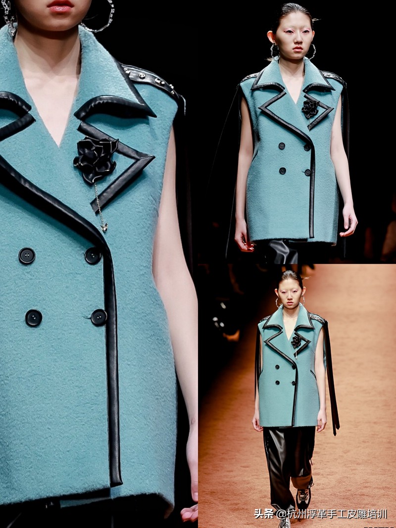 衣服配饰胸针高级感,高级定制时装发布会视频