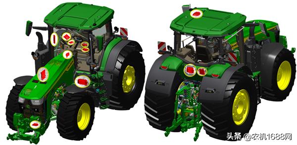 约翰迪尔8r拖拉机,约翰迪尔拖拉机新款8r系列