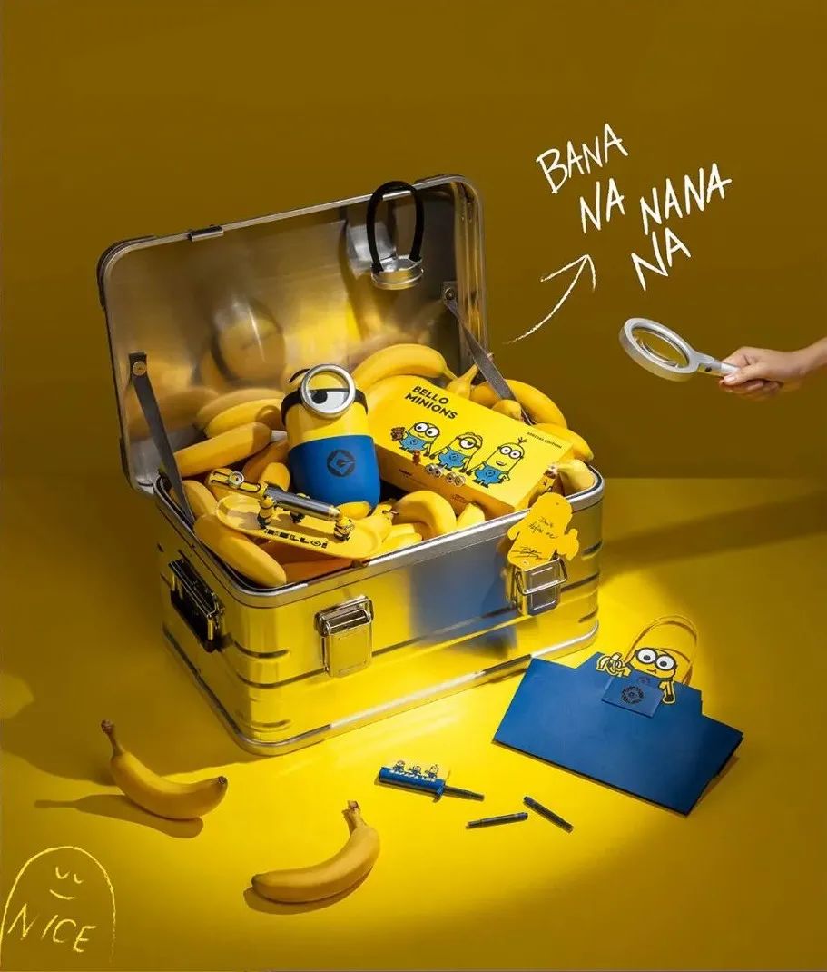 凌美环球影城联名钢笔,环球影城小黄人联名手办