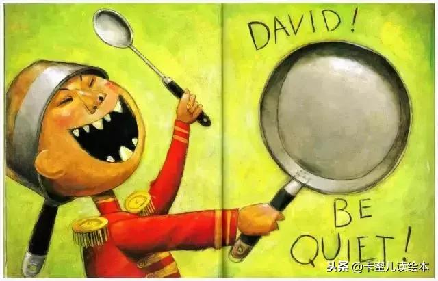 大卫不可以英文绘本完整版,nodavid绘本阅读教学