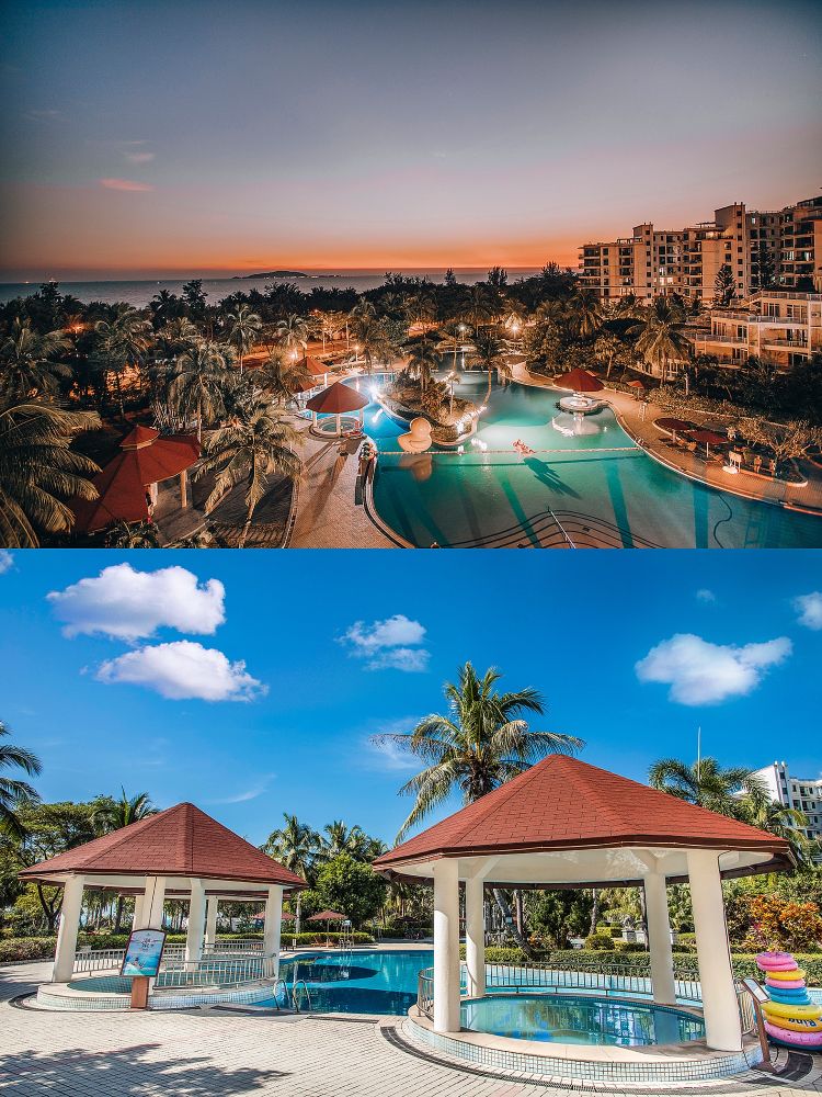 椰梦长廊看海视线最好的酒店,椰梦长廊自带无边泳池的酒店