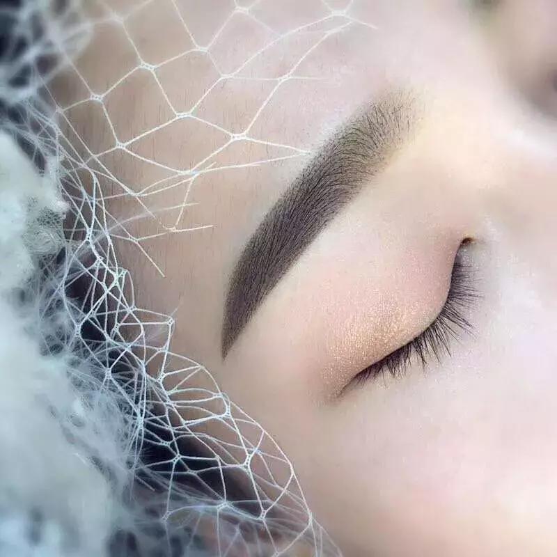 美雾眉,拉丝雾眉