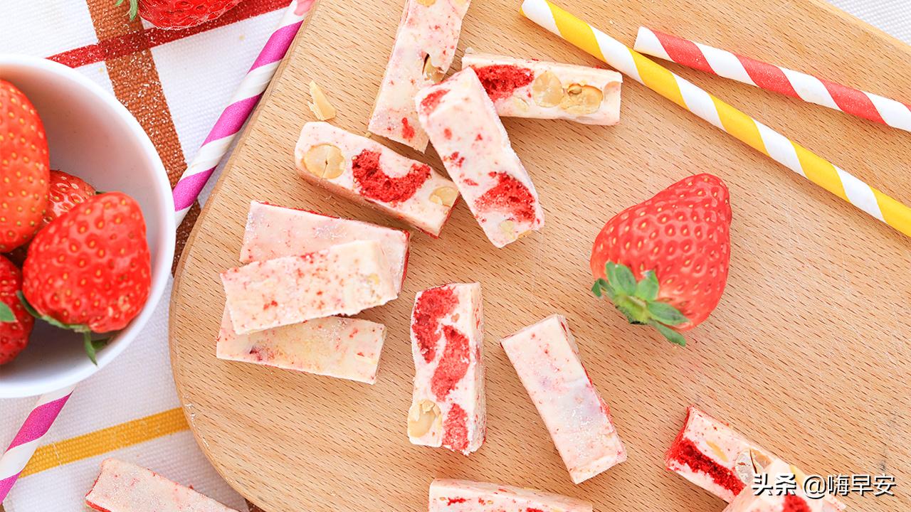 自己在家做牛轧糖的做法,自制牛轧糖的做法教程