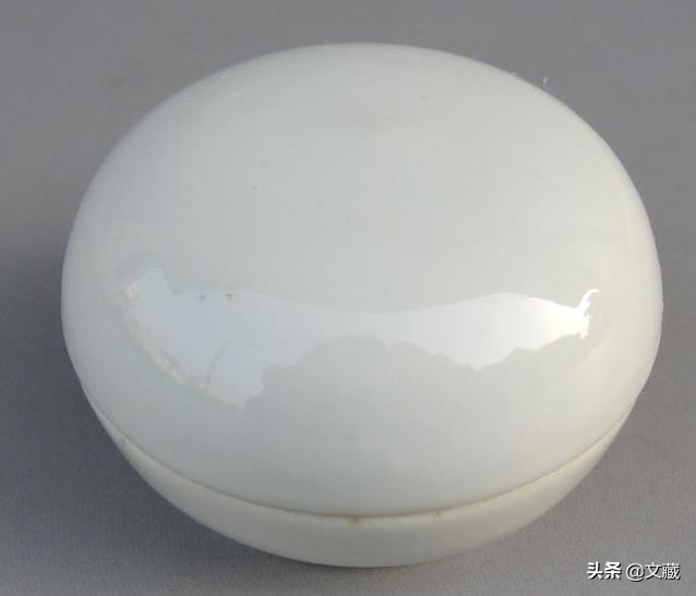 宋越窑印盒,宋朝印泥盒