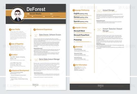 时下最流行简历模板大集结,可免费获得500套精美简历模板