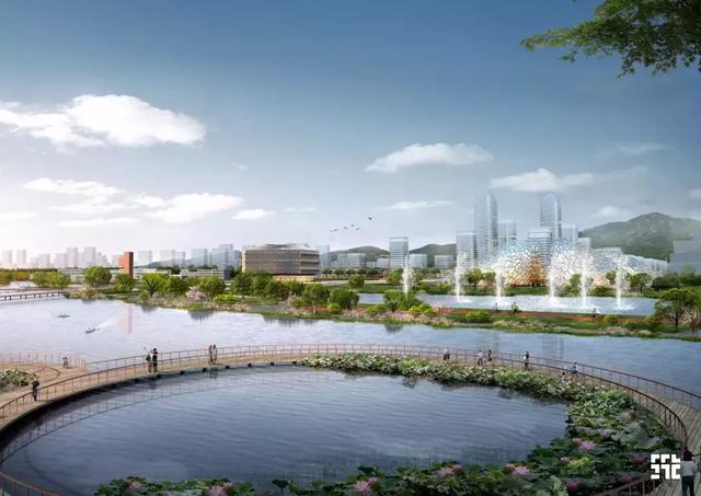 洛阳东湖景观设计图,洛阳西湖公园规划