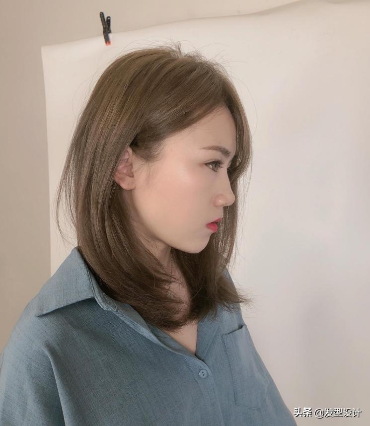 中长发发型免打理造型,中长发披发发型理发店