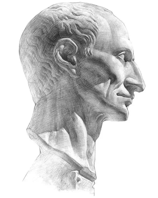 画素描不画脸,画素描总是画不深入