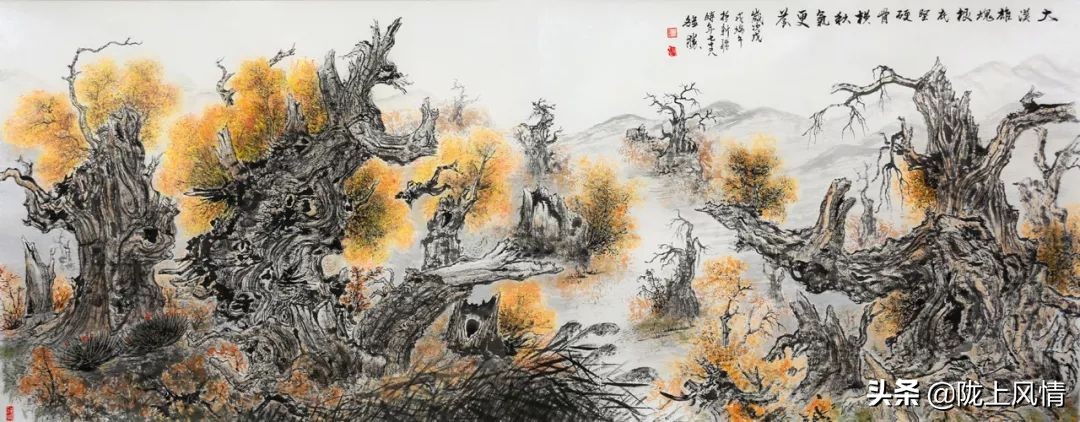 高山铸魂，苍根存气——军旅书画家雒胜奇记