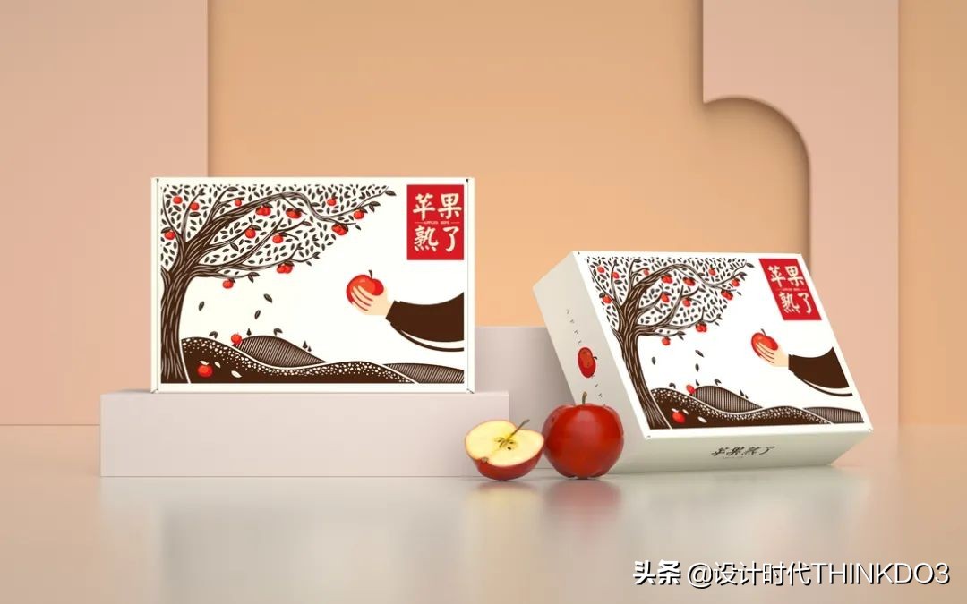 水果高端礼盒包装设计,高端水果礼盒包装设计