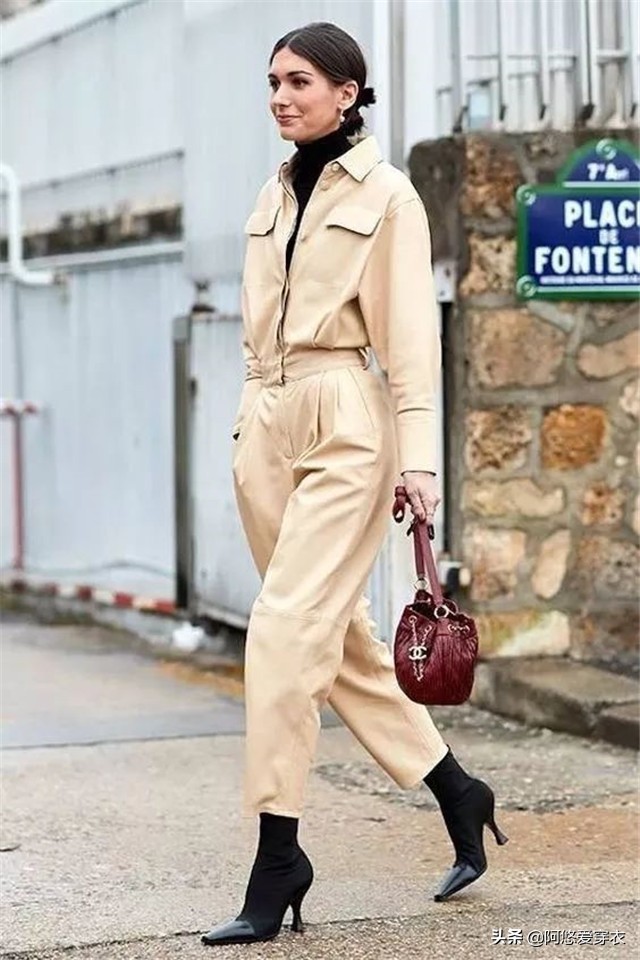 今年流行的“卡其裤”怎么搭？与其打扮时髦，不如穿得高级又显白