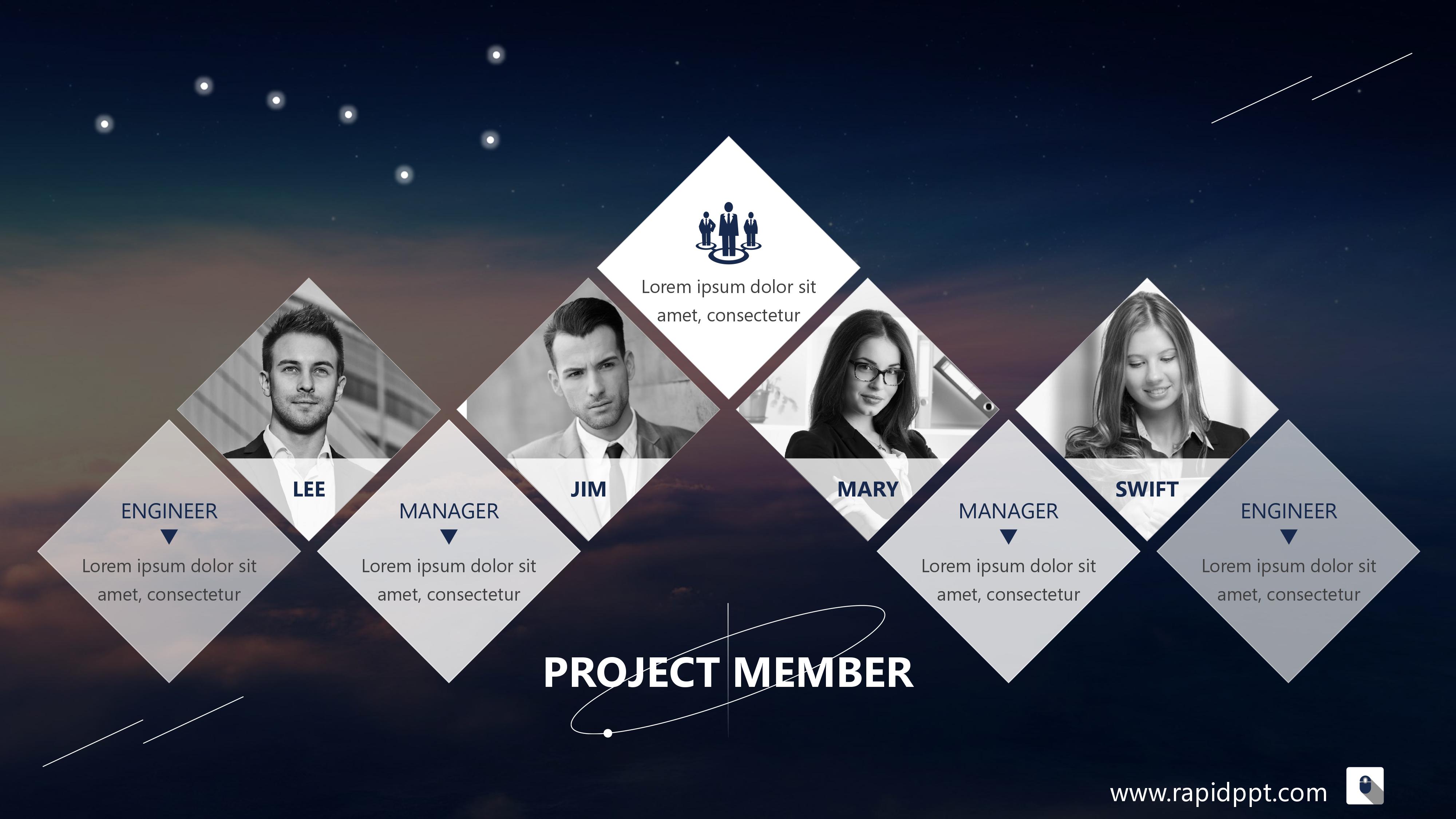 高端大气商业ppt模板图片,灰色商务风格企业宣传介绍ppt模板