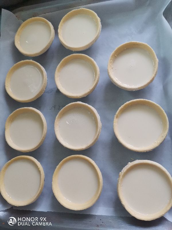 简易蛋挞的做法用空气炸锅烤,简单烤蛋挞的做法视频