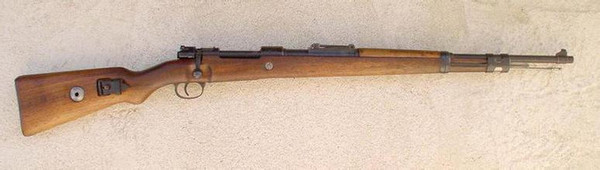 二战德国毛瑟98k步枪,德国经典步枪毛瑟98K步枪