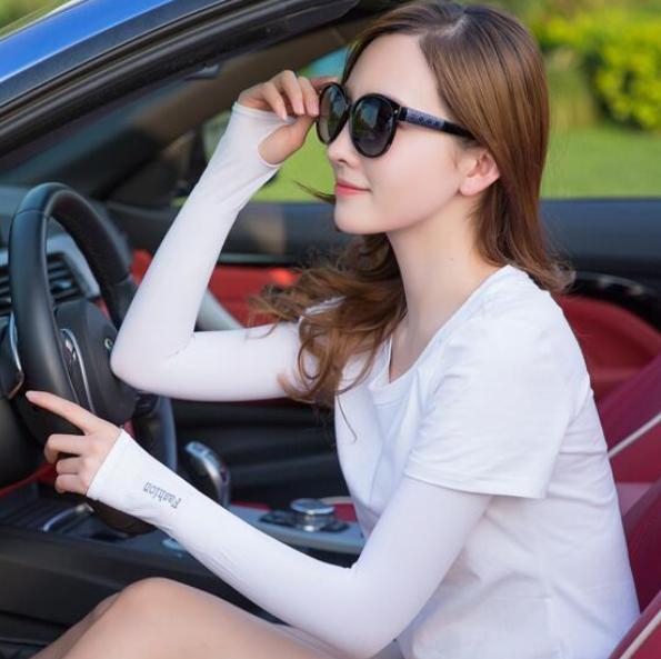 夏天防晒衣各种风格穿搭,冰袖防晒穿搭