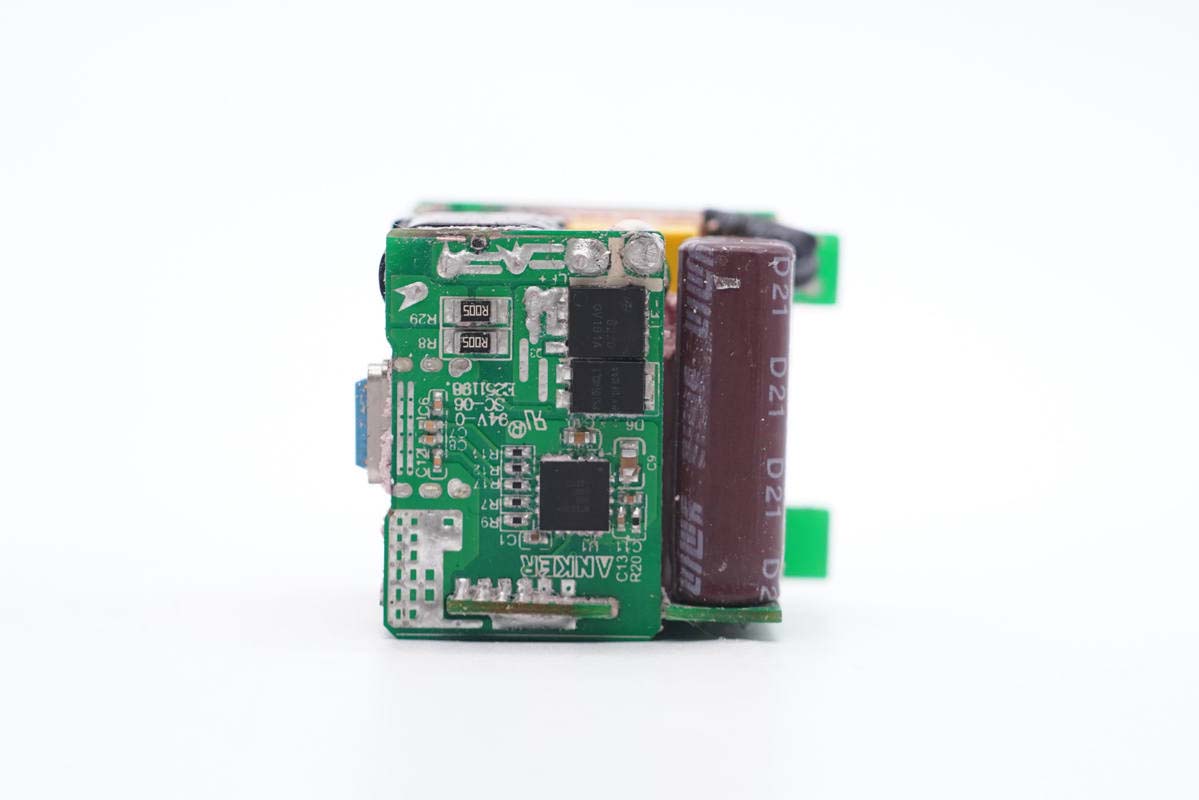 氮化镓快充拆解,双口快充头65w氮化镓拆解