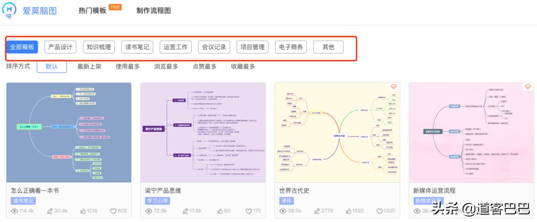 8个好用的思维导图分享网站，帮你理清思路少走弯路
