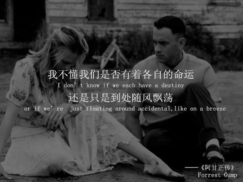 阿甘正传这部电影告诉我什么,电影阿甘正传