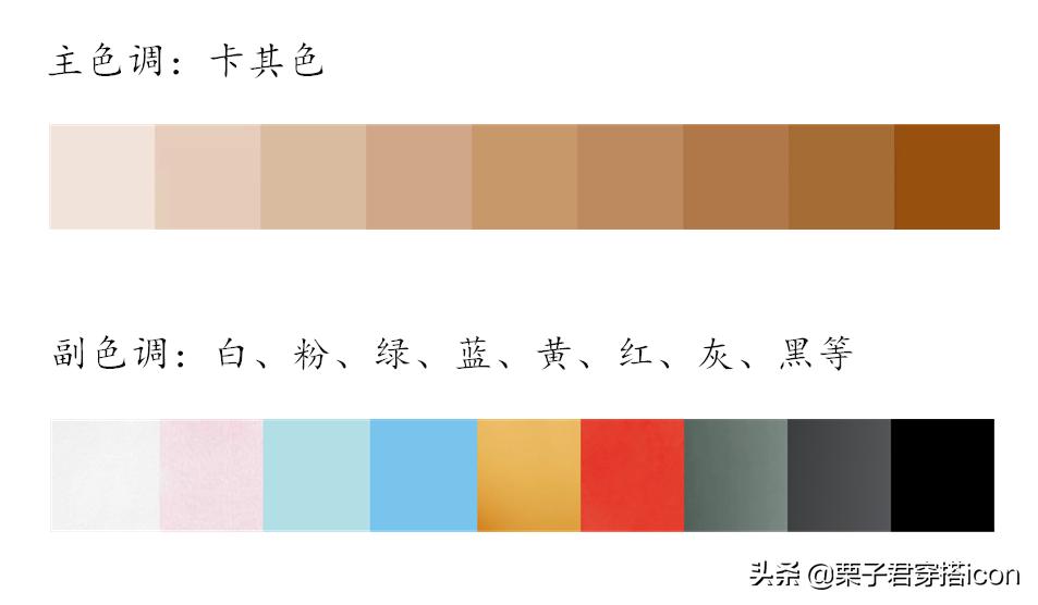 夏天卡其色穿搭最高级,秋冬穿搭卡其色气质高级感