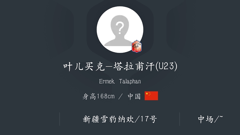 中甲新生代球员,中甲联赛天山雪豹比赛