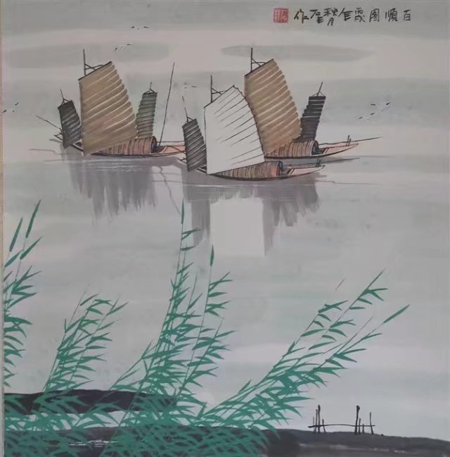 国画风景小品简单又好看,山水风景国画图片大全集