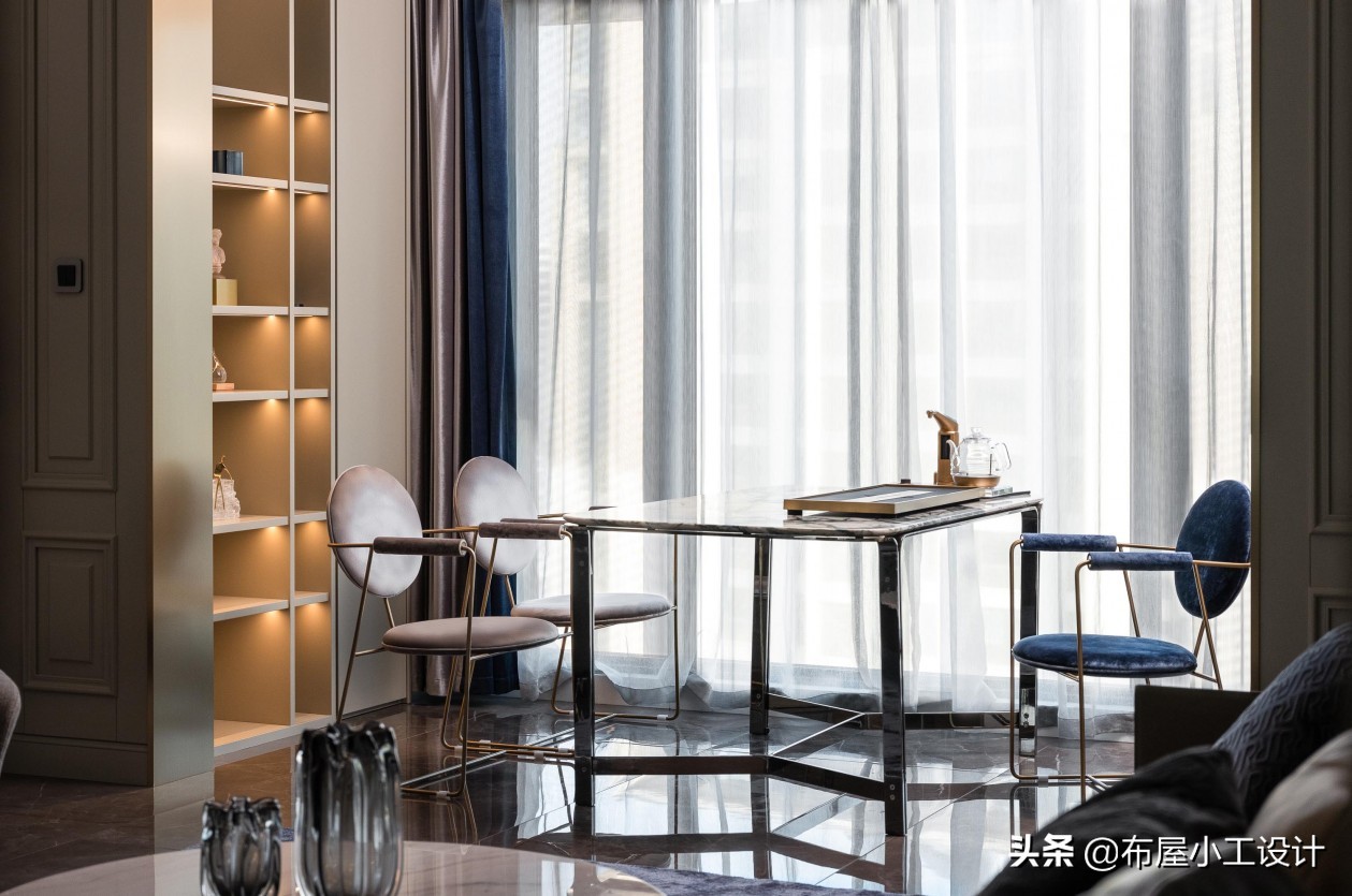 布屋小工丨143㎡轻奢法式，致敬经典的现代优雅生活